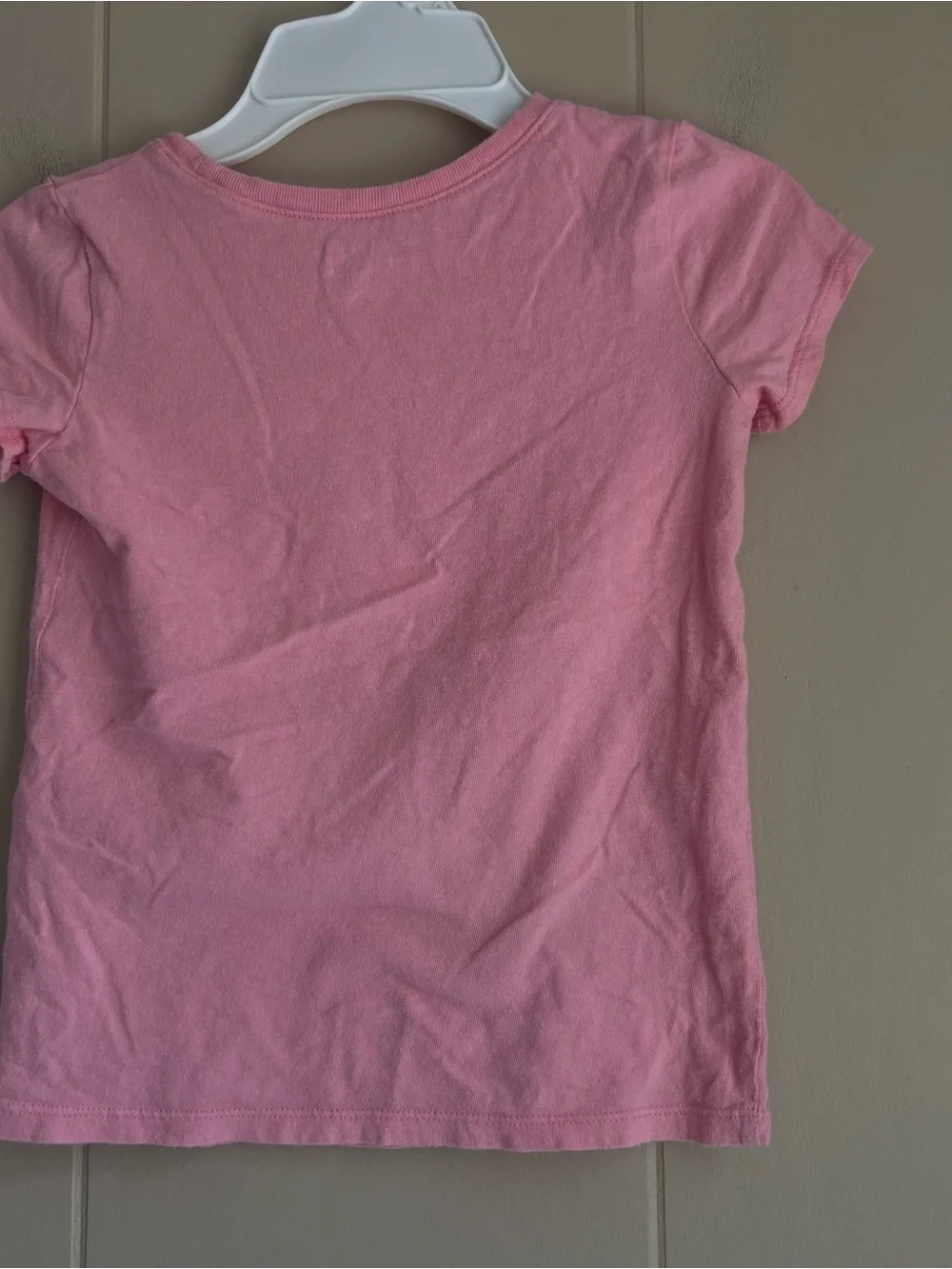 Children’s Place Girls 5T Graphic Tees Lot of 2 Pink Ballerina & Floral Shirts.